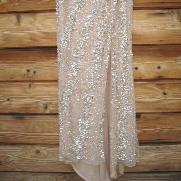 Mac Duggal 5619 Womens EMBELLISHED ILLUSION HIGH NECK CAP SLEEVE GOWN - Picture 10 of 15